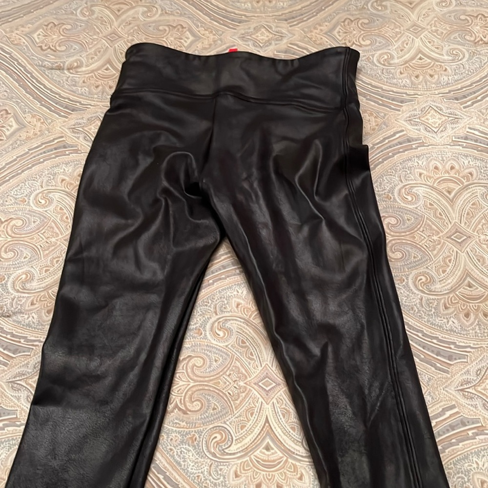 Spanx faux leather leggings